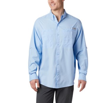 Columbia Muške Košulje - PFG Tamiami II Long Sleeve Big Plave | UJYV-76405